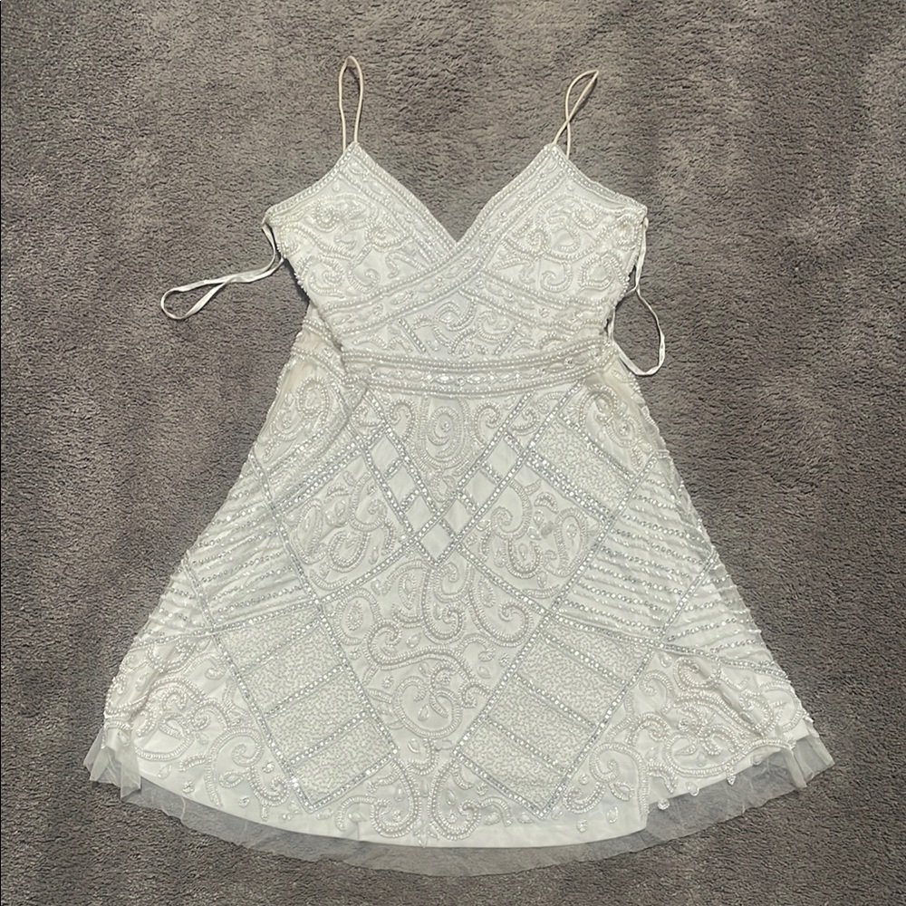 BHLDN White Beaded Wedding Dress